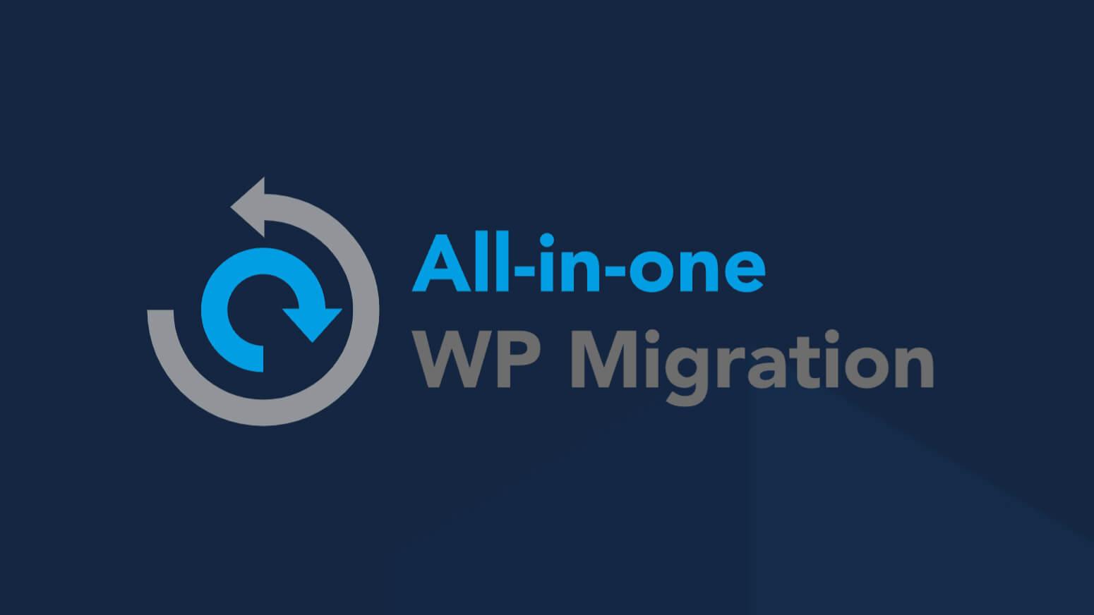 نصب و فعال سازی افزونه All-in-One WP Migration
