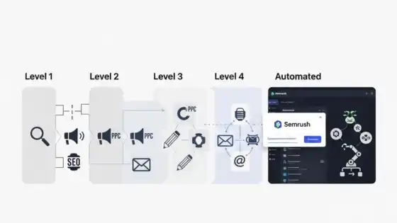 ۵ سطح بلوغ بازاریابی: از جداسازی تا خودکارسازی با Semrush Enterprise