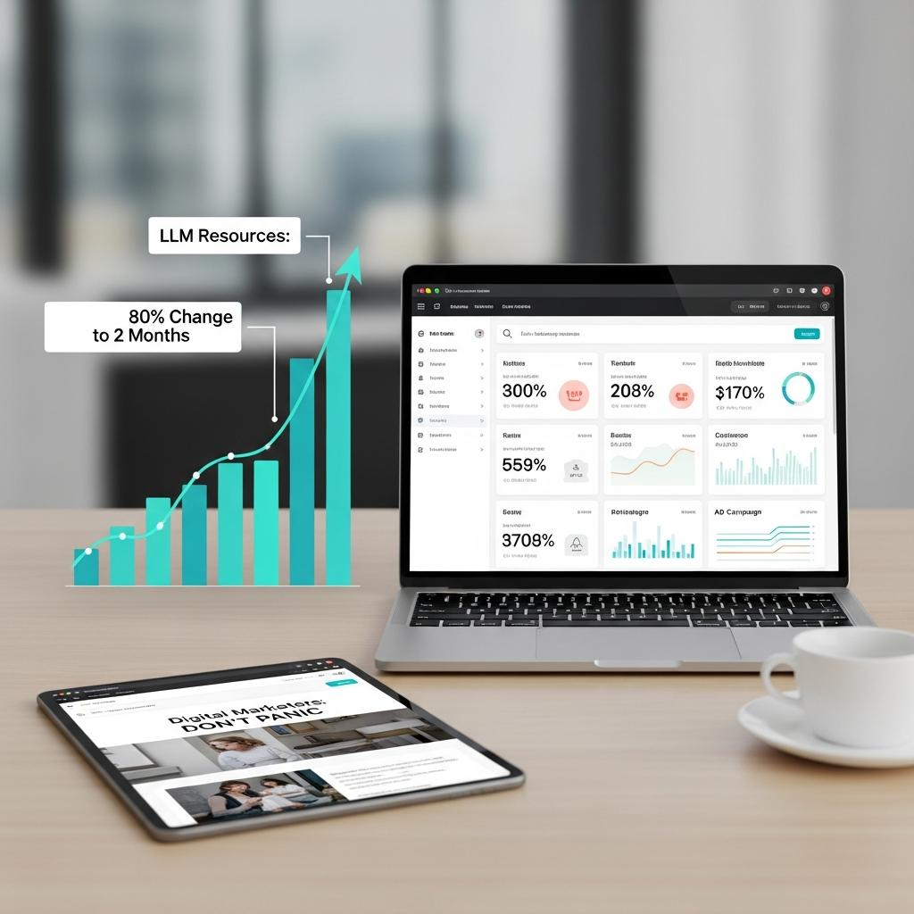 منابع LLM ۸۰٪ در ۲ ماه تغییر کرد؛ بازاریابان دیجیتال نگران نباشند