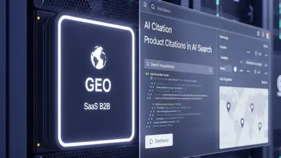 GEO برای SaaS B2B: چگونه محصول خود را در جستجوی هوش مصنوعی استناد کنید