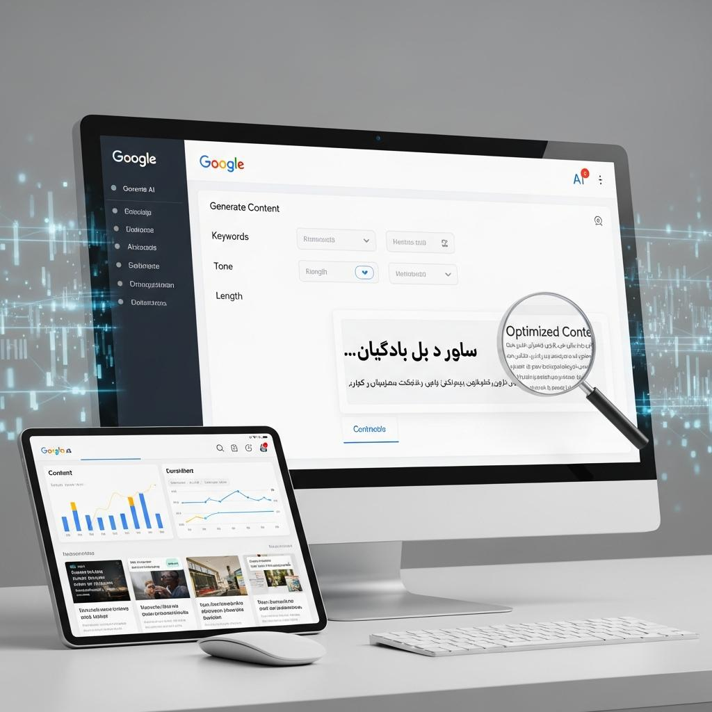 ابزار هوش مصنوعی گوگل: تولید محتوای بهینه و مقیاس‌پذیر خودکار