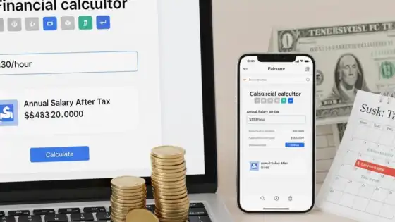 دستمزد $30 در ساعت پس از مالیات: محاسبه سالانه و راهنمای کامل آنلاین