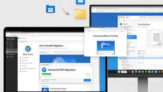 All‑in‑One WP Migration – راهنمای مبتدی برای مهاجرت سریع وردپرس