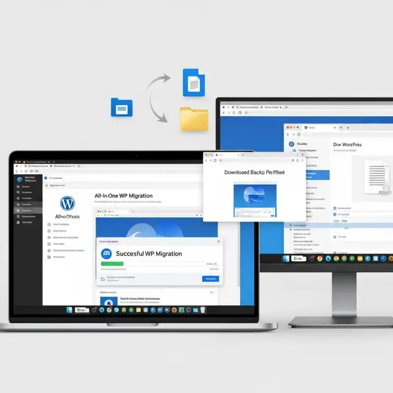 All‑in‑One WP Migration – راهنمای مبتدی برای مهاجرت سریع وردپرس
