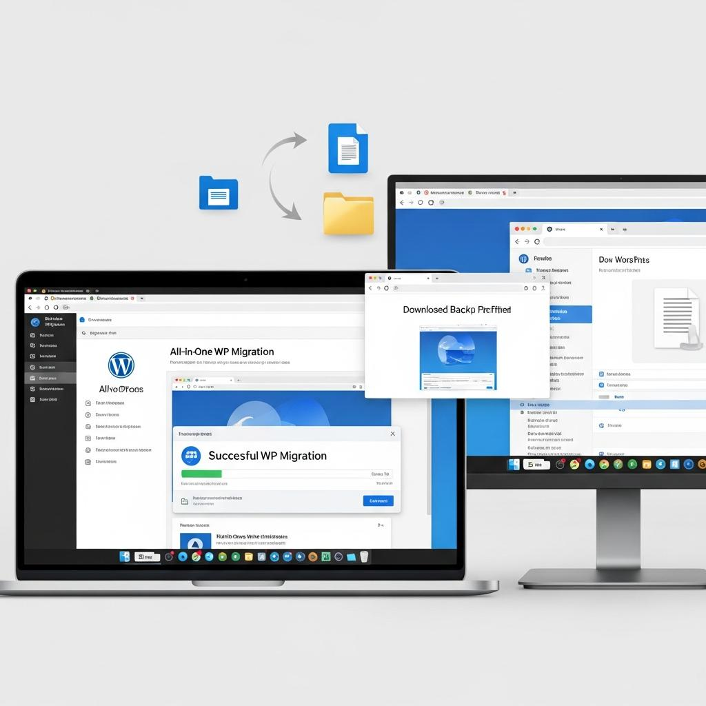 All‑in‑One WP Migration – راهنمای مبتدی برای مهاجرت سریع وردپرس