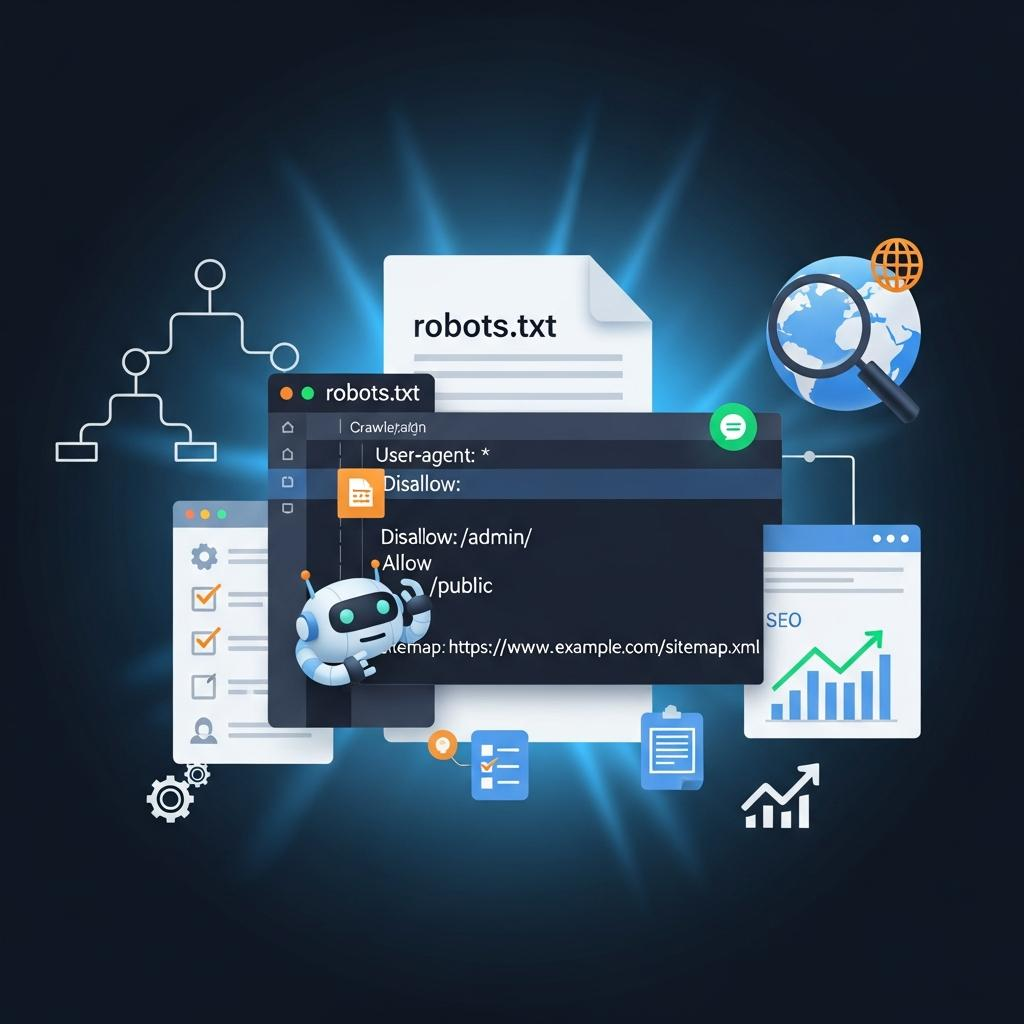 راهنمای کامل فایل robots.txt: اصول، تنظیمات و نکات مهم سئو