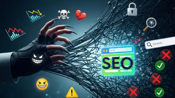 سئو منفی چیست؟ تعریف، روش ها و خطرات برای وب سایت ها