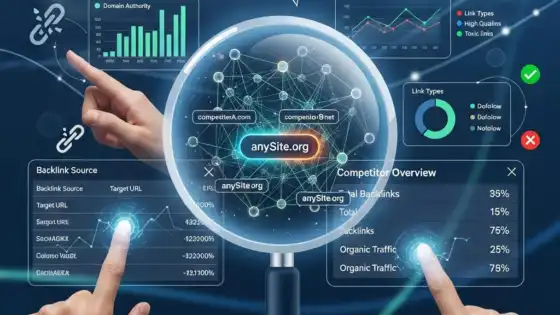 ابزار تحلیل بک لینک رقبا – بررسی دقیق لینک های AnySite