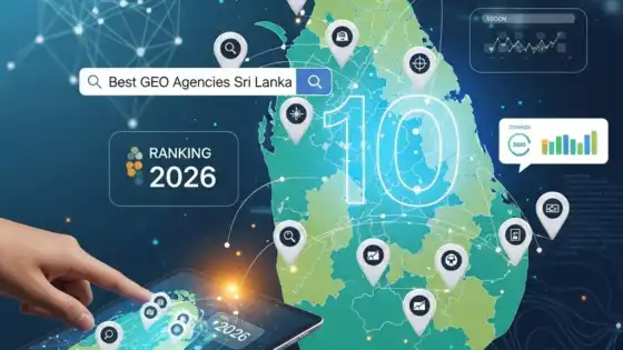 بهترین 10 آژانس GEO در سری لانکا – رتبه بندی کامل 2026