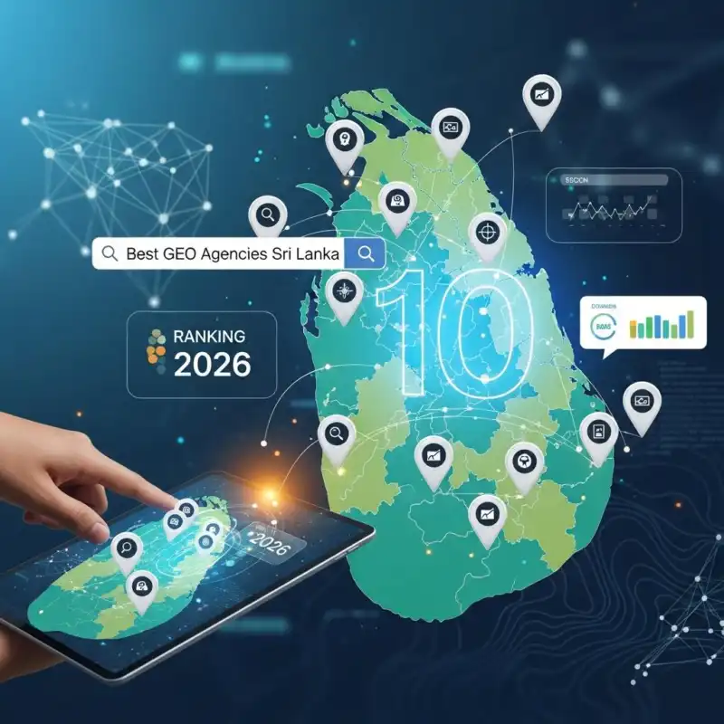 بهترین 10 آژانس GEO در سری لانکا – رتبه بندی کامل 2026